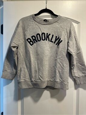 J. Crew Gray "Brooklyn" Crewneck Sweatshirt